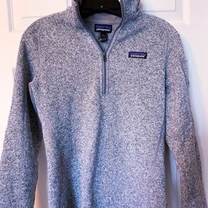 Grey Patagonia ¼ Zip Better Sweater Jacket